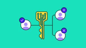 Cryptographic key linking different users